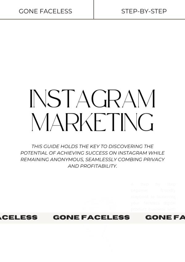 Faceless Instagram Marketing